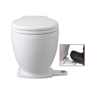 Jabsco 58500-0012 - Elektrische toiletspoeling met voetschakelaar 12V 2