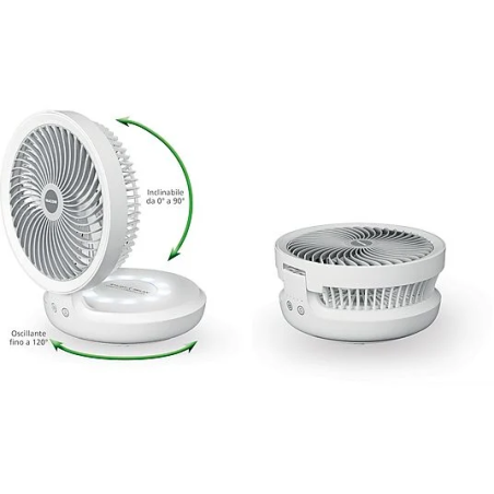 Compacte draadloze USB-oplaadbare ventilator