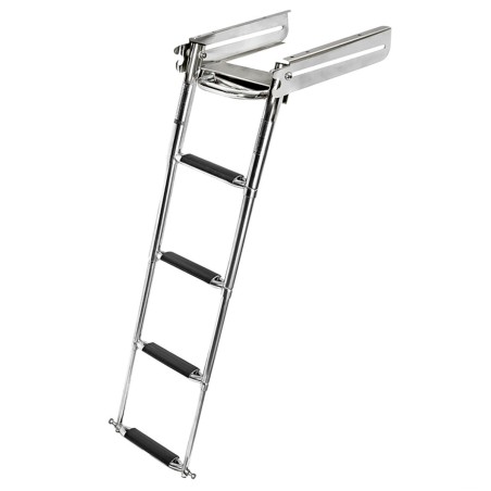 Big sliding underdeck ladder