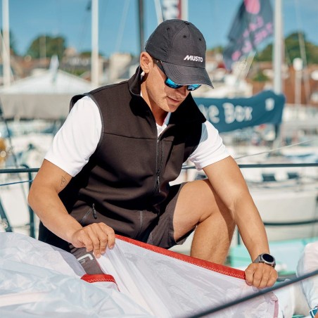 Unisex Evolution pyöreäkauluksinen softshell-liivi - Musto