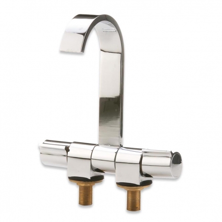 Mixer and tap with folding flat spout - Trem