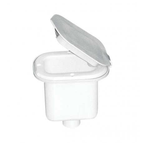 Concealed shower container